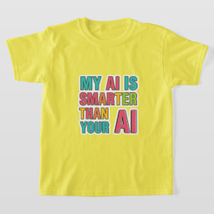 T-shirt voor kunstmatige intelligentiewedstrijd