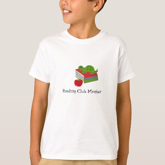 T-shirt voor leesclubleden (Voorkant)