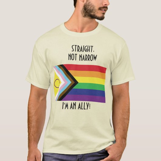 T-shirt voor LGBTQ-bondgenoot (Voorkant)