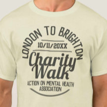 T-shirt voor liefdadigheidswandeling of ander even