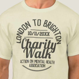 T-shirt voor liefdadigheidswandeling of ander even