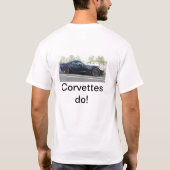 T-Shirt voor liefhebbers van Corvette (Achterkant)