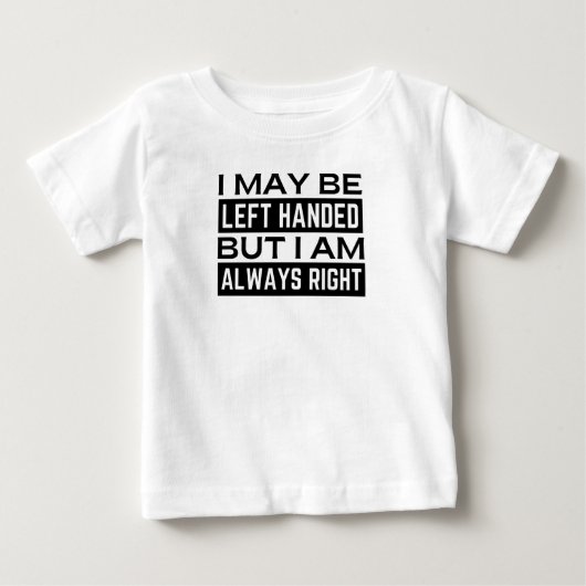 T-shirt voor linkshandigen (Voorkant)