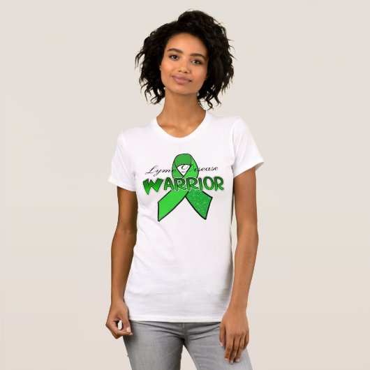 T-shirt voor Lyme Disease Warrior (Voorkant volledig)