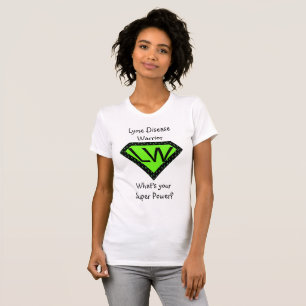 T-shirt voor Lyme Disease Warrior Superheld