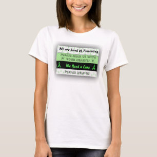 T-shirt voor Lyme-ziekte bewustzijnsprotest