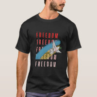 T-shirt voor mannelijke Vrijheid & Vrede Duif