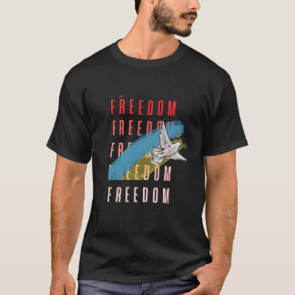 T-shirt voor mannelijke Vrijheid & Vrede Duif