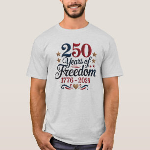 T-shirt voor mannen 250 jaar