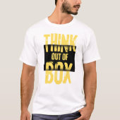 T-shirt voor mannen en vrouwen - DENK OUT OF THE B (Voorkant)