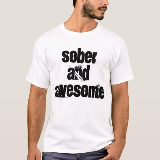 T-shirt voor mannen hersteld in 12 stappen (Voorkant)