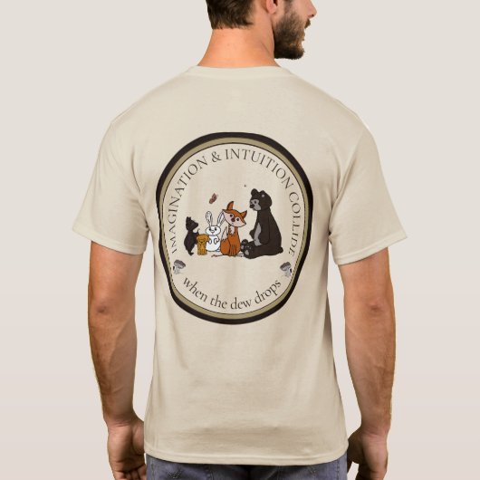 T-shirt voor mannen 'Imagination & Intuition Colli (Achterkant)