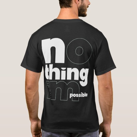 T-shirt voor mannen in beperkte oplage (Achterkant)