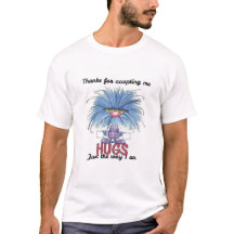 T-shirt voor mannen met 'Bedankt dat je me accepte