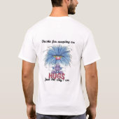 T-shirt voor mannen met 'Bedankt dat je me accepte (Achterkant)
