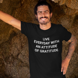 T-shirt voor mannen met dankbaarheid in geloof