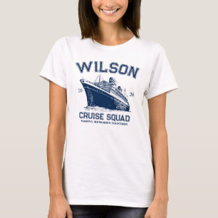 T-shirt voor mannen met opdruk 'Custom Family Crui