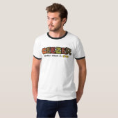 T-shirt voor mannen met tekst 'Geezer' (Voorkant volledig)