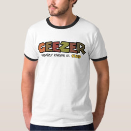 T-shirt voor mannen met tekst 'Geezer'
