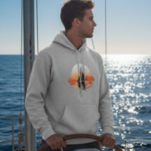 T-Shirt voor Mannen met Zeilboot
