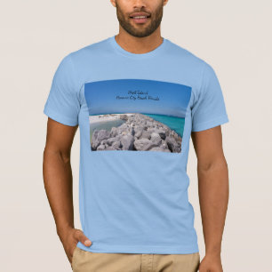 T-shirt voor mannen met zicht op de Jetty van Shel