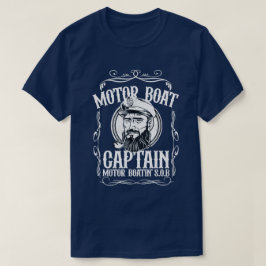 T-shirt voor mannen Motorbootkapitein