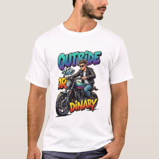 T-shirt voor mannen 'Outride The Ordinary Motorcyc