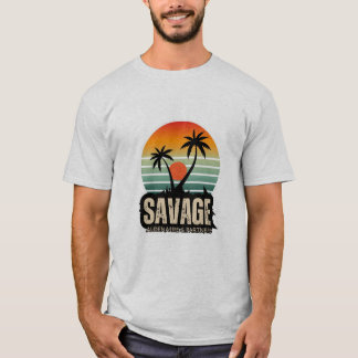 T-shirt voor mannen - savage boom t-shirt desi