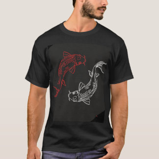 T-shirt voor mannen vis ontwerp