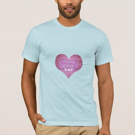 T-shirt voor mannen voor Valentijnsdag (Voorkant)