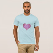 T-shirt voor mannen voor Valentijnsdag (Voorkant volledig)