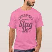 T-shirt voor mannen voor vrijgezellenfeest (Voorkant)