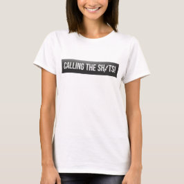T-shirt voor medische professionals: 'De baas spel