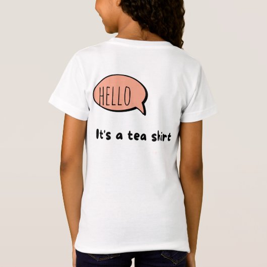 T-shirt voor meisjes (Achterkant)