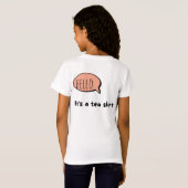 T-shirt voor meisjes (Achterkant volledig)