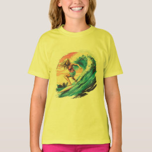 T-shirt voor meisjes - Classic Fit, Zachte katoen