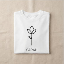 T-shirt voor meisjes met eigen naam