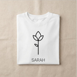 T-shirt voor meisjes met eigen naam