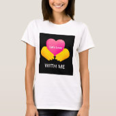 T-SHIRT VOOR MEISJES MET LIEFDEVOLLE KOPPELS 1 (Voorkant)