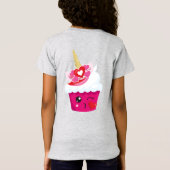 T-shirt voor meisjes met twee zijden (Achterkant)