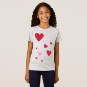 T-shirt voor meisjes met twee zijden (Voorkant volledig)