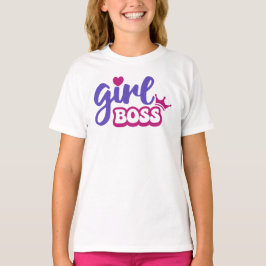 T-shirt voor meisjes van Girl Boss - Empowering Ki