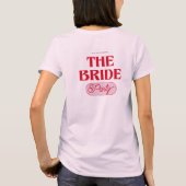 T-shirt voor Meisjes-van-het- Bruidsfeest (Achterkant)