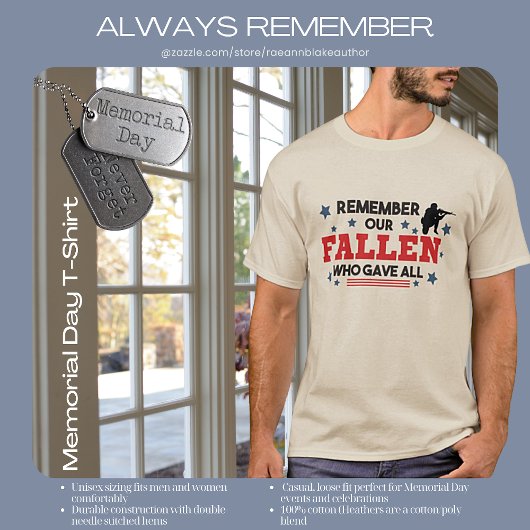 T-shirt voor Memorial Day
