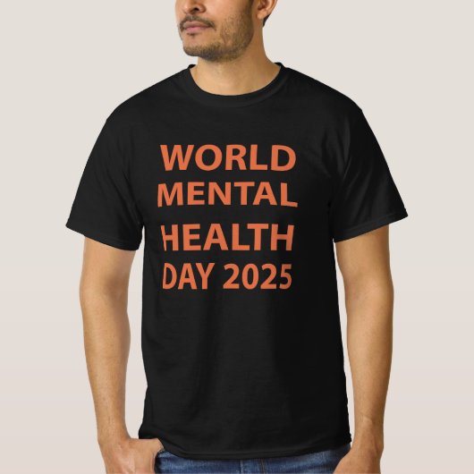 T-shirt voor Mental Health Day 2025 | Bewustwordin (Voorkant)