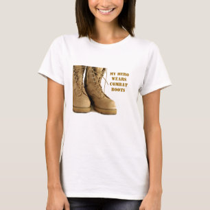 t-shirt voor militaire laarzen