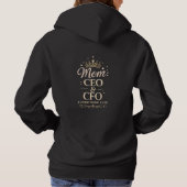 T-shirt voor Moeder CEO & CFO – Grappig Moederdag (Achterkant)