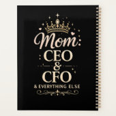 T-shirt voor Moeder CEO & CFO – Grappig Moederdag  Planner (Achterkant)