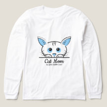 T-shirt voor Moeder die van Katten Houdt