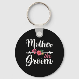 T-shirt voor moeder van de bruidegom voor vrouwen  sleutelhanger